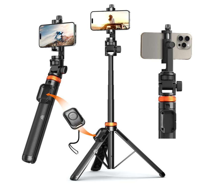 Phone Tripod with Bluetooth remote