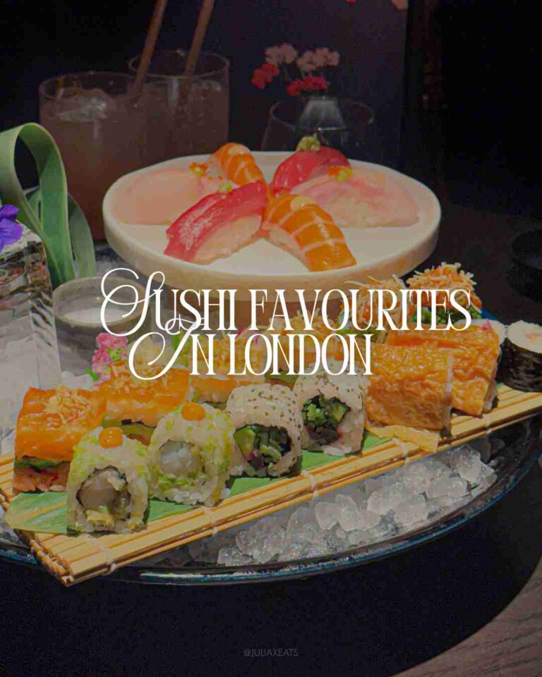 JULIAXEATS - sushi spots in london